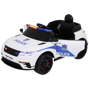 Carro Elétrico Bel Polícia Drift 12V com Controle Remoto 12V - Branco - 2