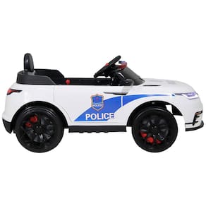 Carro Elétrico Bel Polícia Drift 12V com Controle Remoto 12V - Branco, Shopping