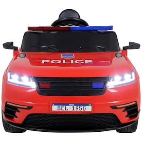 Carro Elétrico Bel Polícia Drift 12V com Controle Remoto 12V - Vermelho - 1