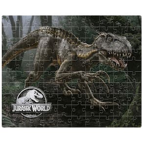 Jurassic World - Quebra Cabeça 100 peças, Indoraptor - Mimo Play - Mimo Toys