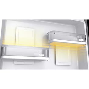 Geladeira Brastemp Duplex BRM55BK Frost Free com Painel Eletrônico e Turbo Control Inox - 462L