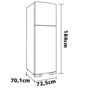 Geladeira Brastemp Duplex BRM55BK Frost Free com Painel Eletrônico e Turbo Control Inox - 462L