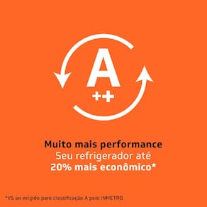 Geladeira Brastemp Duplex BRM55BB Frost Free com Painel Eletrônico e Turbo Control 462L - Branca