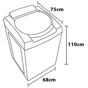 Lavadora de Roupas Brastemp 17kg BWK17AB com Ciclo Tira Manchas Advanced e Ciclo Antibolinha – Branca