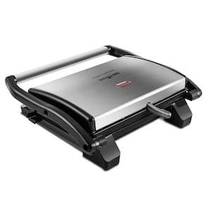 Sanduicheira Grill Britânia BGR27I Press 850W Antiaderente – Inox/Preta