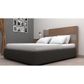 Cabeceira para Cama Box Casal e Queen Bartira Diplomata com Revestimento em Finish Foil