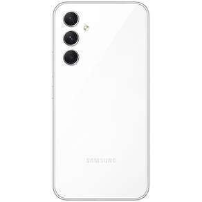 Smartphone Samsung Galaxy A54 5G Branco 256GB, 8GB, Processador Octa-Core, Câmera Tripla Traseira, Selfie de 32MP, Tela Infinita de 6.4" 120Hz