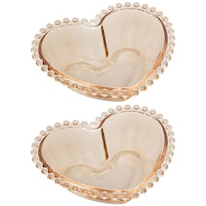 CONJUNTO 2 BOWLS CORACAO PEARL AMBAR WOLFF