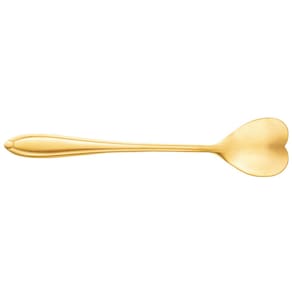 Conjunto de Colheres para Chá Wolff Heart em Aço Inox Dourado - 4 Peças - CONJUNTO 4 COLHERES DE CHA HEART DOURADO WOLFF - 2