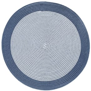 LUGAR AMERICANO DE POLIESTER AZUL/BRANCO WOLFF