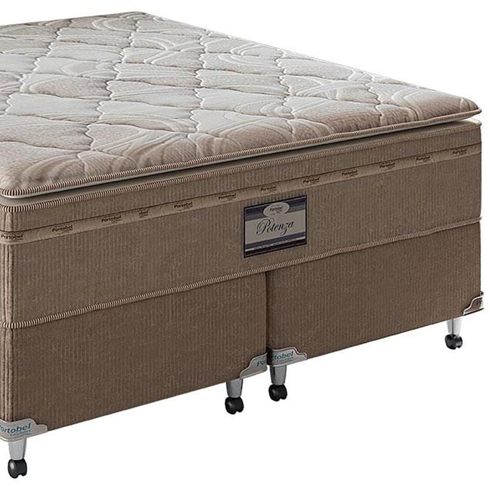 【超美品】BREATHTAKNG Lithe Premium M W-Camal Cama Box King Size Portobel Potenza Platinum com Molas LFK e