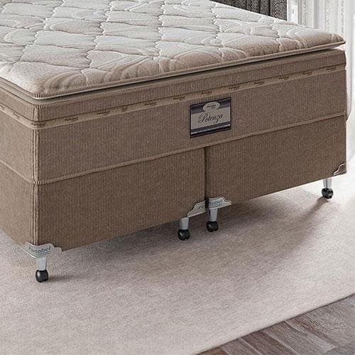 Cama Box King Size Portobel Potenza Platinum com Molas LFK e