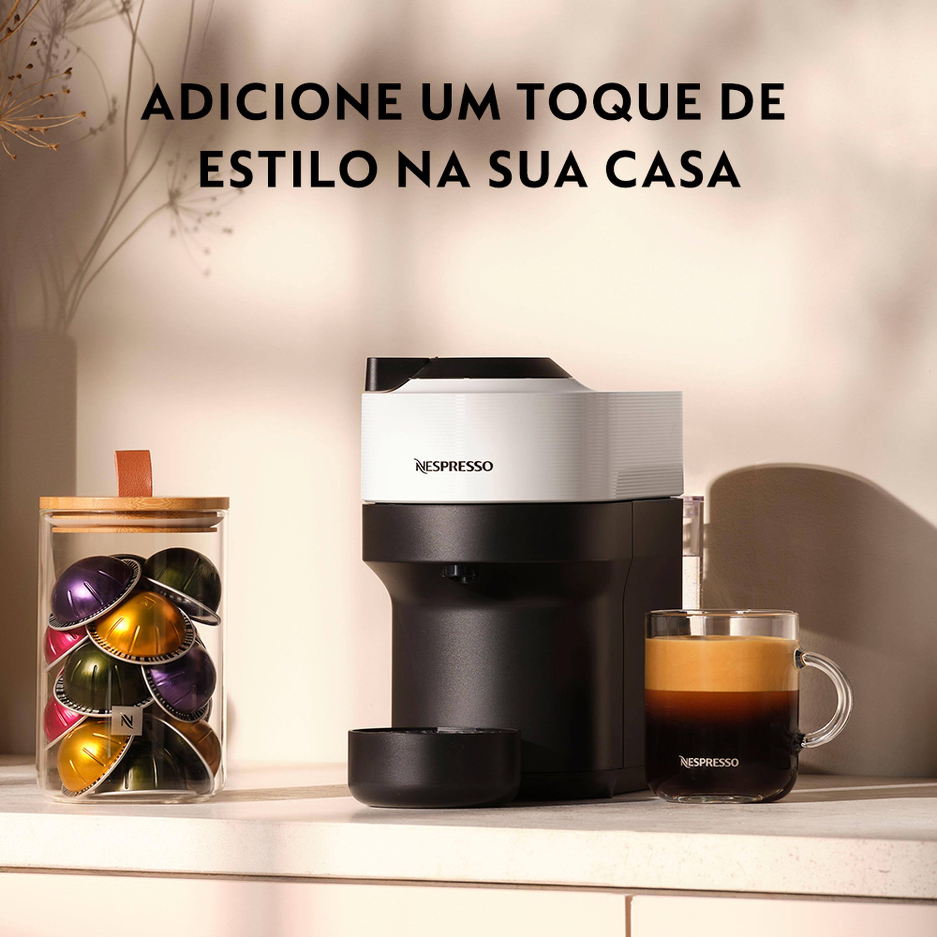 Cafeteira Nespresso Vertuo Pop com Kit Boas-Vindas – Preta - 110V - 3