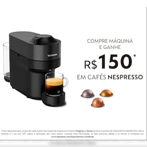 Cafeteira Nespresso Vertuo Pop com Kit Boas-Vindas – Azul Pacífico