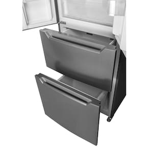 Geladeira Philco French Door Eco Inverter PRF380I Frost Free com Smart Cooling e Display Digital Inox - 299 L