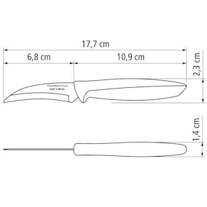 Conjunto de Facas Tramontina Plenus com Tesoura - 6 Peças