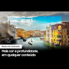Smart TV 43" Ultra HD 4K Samsung 43CU7700 com processador Crystal 4K, Gaming Hub, Visual livre de cabos, Tela sem limites e Alexa built in