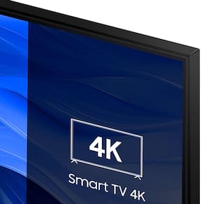 Smart TV 43" Ultra HD 4K Samsung 43CU7700 com processador Crystal 4K, Gaming Hub, Visual livre de cabos, Tela sem limites e Alexa built in
