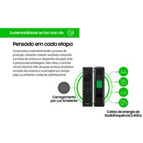 Smart TV 50" Crystal 4K Samsung CU8000, Dynamic Crystal Color, Gaming Hub, Design AirSlim, Tela sem limites, Alexa built in, Controle Remoto Único
