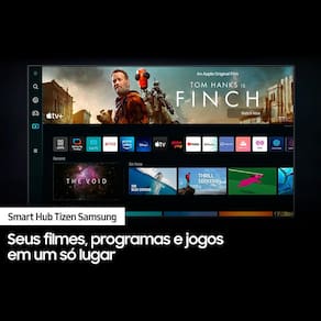 Smart TV 75" Crystal 4K Samsung CU8000 Dynamic Crystal Color, Gaming Hub, Design AirSlim, Tela sem limites, Alexa built in e Controle Remoto Único