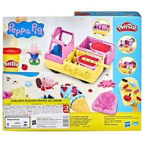 Conjunto de Figuras - Peppa Pig - Carrinho de Sorvete da Peppa