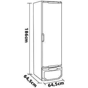 Cervejeira Gelopar GRBA-400GW Frost Free Preta/Inox – 410 L - 220V - 2