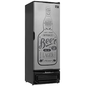 Cervejeira Gelopar GRBA-400GW Frost Free Preta/Inox – 410 L