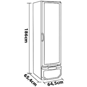 Cervejeira Gelopar GRBA-400PV Frost Free Branca – 410 L - 220V - 2