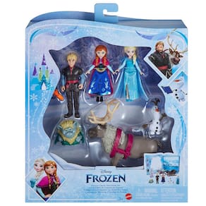 Boneca Disney Frozen Set de Histórias HLX04 Mattel 4 Peças - 30 cm, Shopping