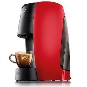 Cafeteira Espresso TRES 3 Corações LOV Automática - Vermelha