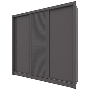 Guarda-Roupa Bartira Village com 3 Portas, 4 Gavetas e 243,1cm de Largura