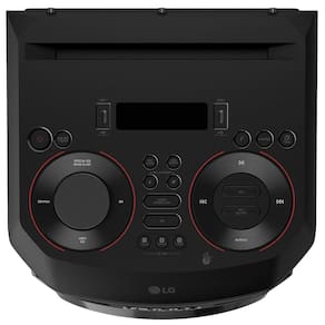 Torre de Som LG XBOOM RNC9 com Bluetooth, Karaokê, Entradas de Microfone, Guitarra e Alto-falantes Duplos