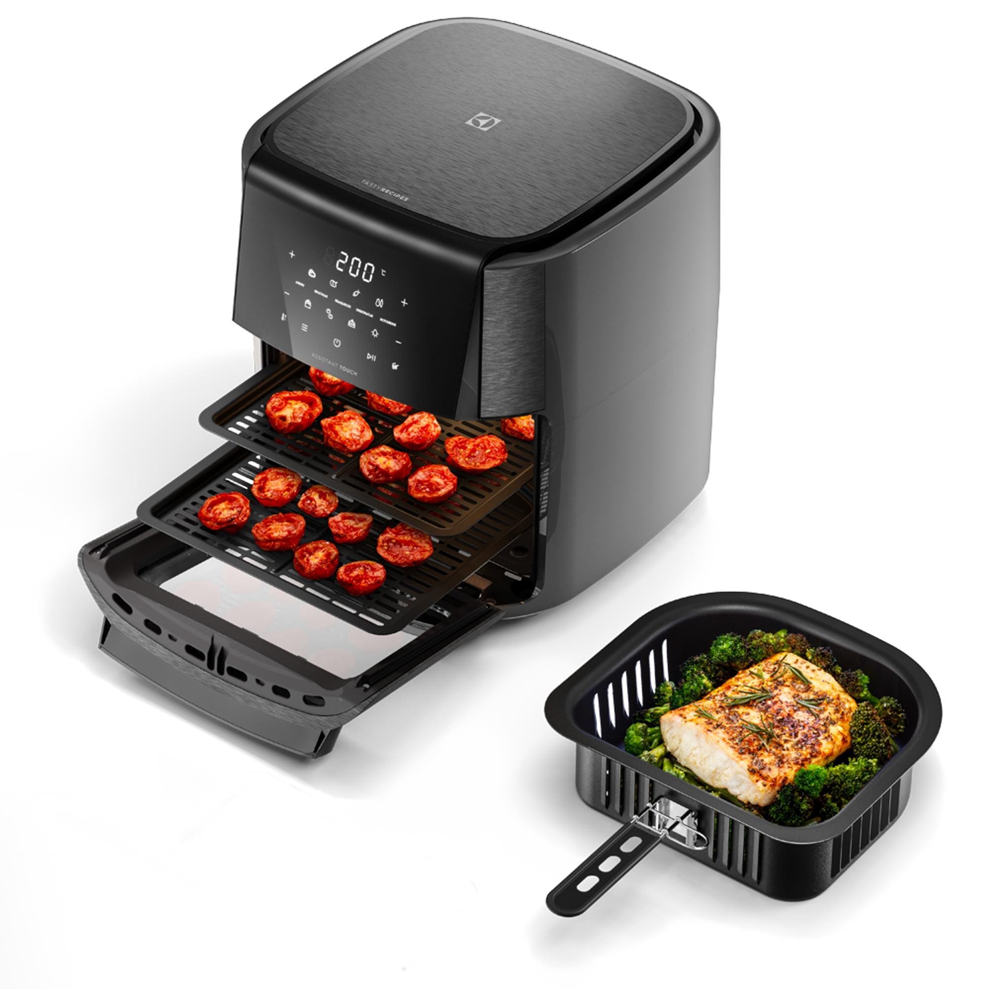 Fritadeira Elétrica Air Fryer Oven Electrolux EAF90 Experience Digital Rita Lobo 12L Grafite - 110V - 3