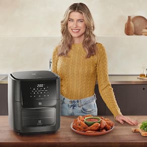 Fritadeira Elétrica Sem Óleo Air Fryer Oven Electrolux Experience Digital Por Rita Lobo EAF90 12L – Grafite