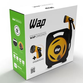 Mangueira para Jardim Wap GMEEM01 com Enrolador e Esguicho Múltiplo