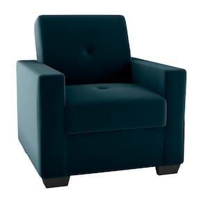 Poltrona Lavínia Matrix em Tecido Suede com Apoio para Braços