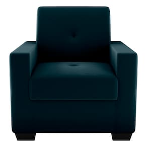 Poltrona Lavínia Matrix em Tecido Suede com Apoio para Braços