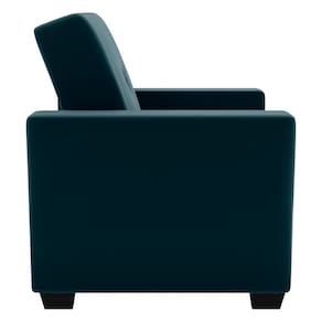 Poltrona Lavínia Matrix em Tecido Suede com Apoio para Braços