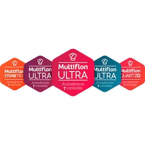 Caçarola Dom Multiflon com Antiaderente de Alumínio - 24cm