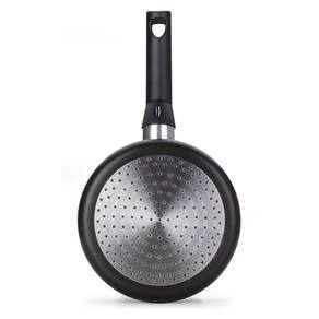 Panela Multiflon Induct+ Antiaderente Quartzo Preta - 18 cm