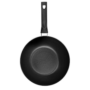 Frigideira Multiflon Induct+ Antiaderente Quartzo Preta com Tampa - 28 cm