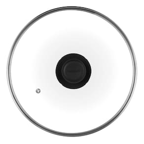 Frigideira para Ovos Multiflon Gourmet com Revestimento Antiaderente Ultra 7 Preta e Tampa - 26 cm