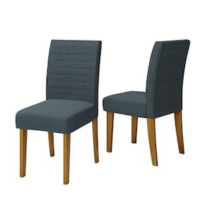 Mesa de Jantar Retangular Dobuê Creta Light 180x90cm com 6 Cadeiras Estofadas Revestidas em Tecido Veloplus - Carvalho/Branco Off White/Grafite - 3