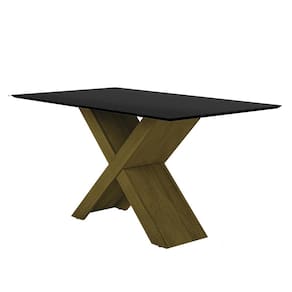 Mesa de Jantar Retangular Dobuê Dubai Light 160x90cm com 6 Cadeiras Estofadas Revestidas em Tecido Veloplus