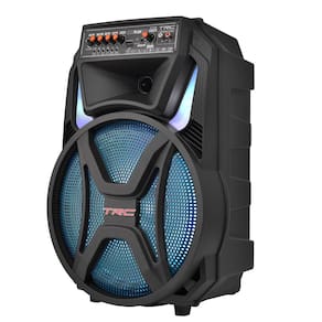 Caixa de Som Amplificada TRC CT 500 com Bluetooth, Rádio FM, Entrada USB, Função Gravação e Iluminação Frontal em Led - 500W