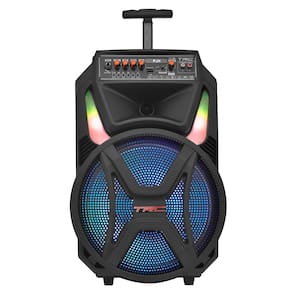 Caixa de Som Amplificada TRC CT 500 com Bluetooth, Rádio FM, Entrada USB, Função Gravação e Iluminação Frontal em Led - 500W