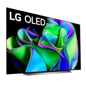 Smart TV 83" 4K LG OLED83C3PSA Evo 120Hz, G-Sync FreeSync, Bluetooth, ThinQ AI, Alexa, Google, 4 HDMIs