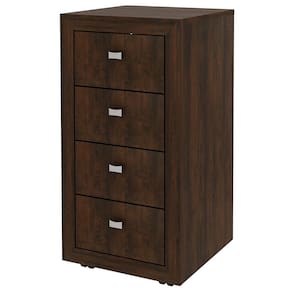 Gaveteiro Móveis Videira Tecnomobili ME4133 com 4 Gavetas com Rodízios - Rustico - 1