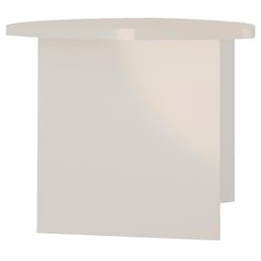 Mesa de Centro Artely Delta com Tampo de 60x58 cm - Off White