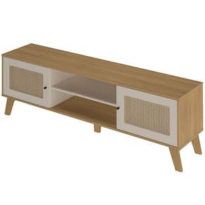 Rack Artely Charlotte com 180 cm de Largura, Ideal para TV de até 75”